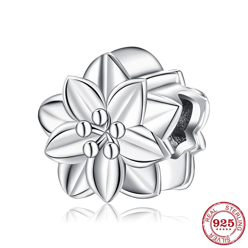 Подарок на день Святого Валентина, 925 пробы, серебряное, розовое, красное сердце, циркон, шарм, бисер, подходит для оригинала Pandora, очаровательный браслет, ювелирное изделие, новинка - Цвет: Серый