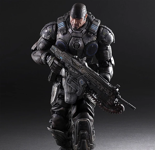 Игра Gears of War 3 Machine PA27cm ПВХ фигурку куклы и игрушки | Игрушки хобби