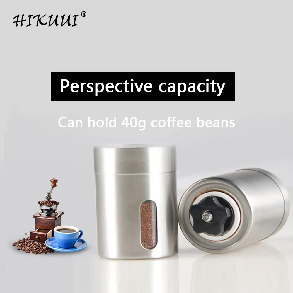 Gift Box Stainless Steel Manual Coffee Grinder Mill Beans Ceramic Grinding Core hand Tool Adjustable Thickness | Дом и сад