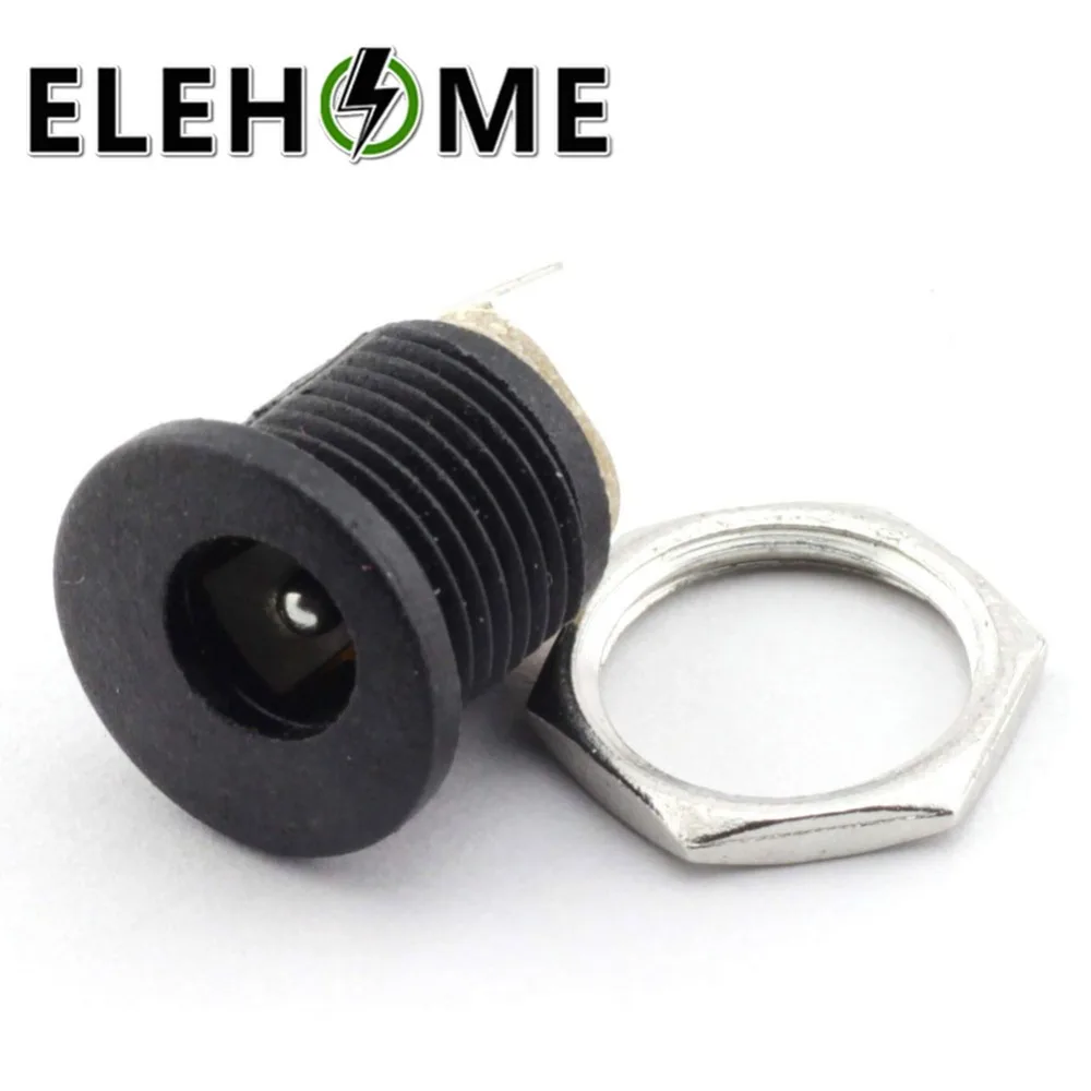 1/5/10 12V/3A 2.1mm x 5.5mm Male Plug + Female Socket Panel Mount Jack DC Connector Adapter XF30 | Обустройство дома