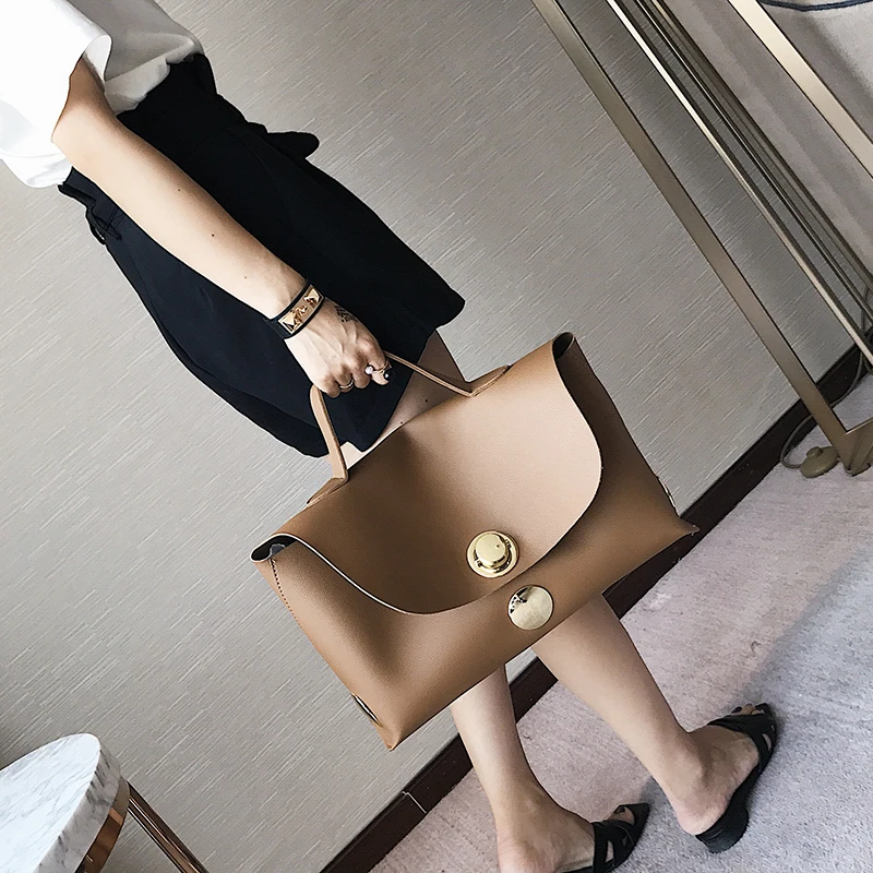 Женская сумка тоут однотонная из искусственной кожи 3 вида цветов|bags handbags|boston