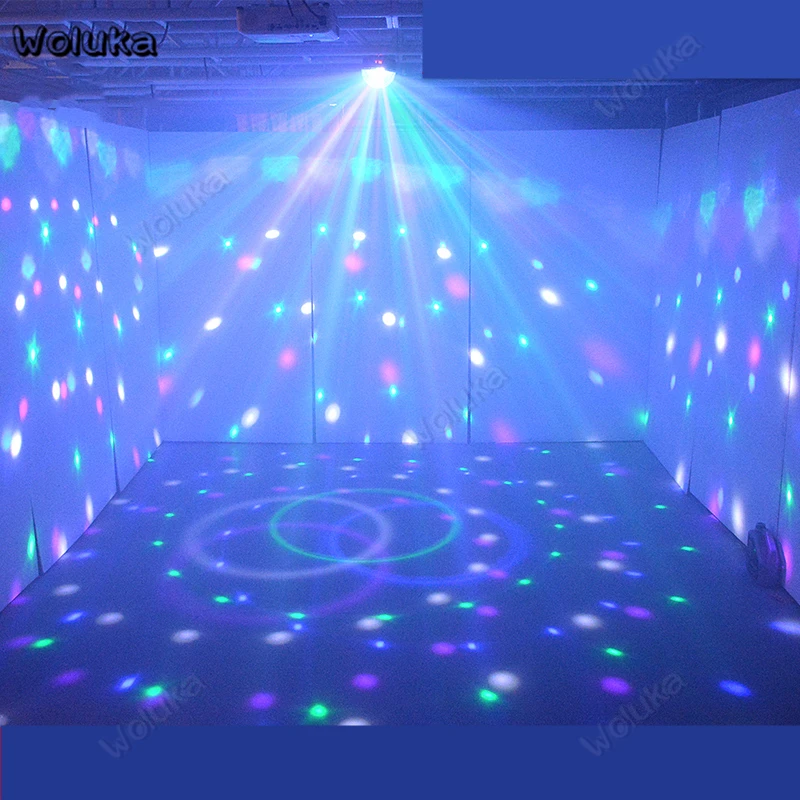 DMX512 Magic Ball 6 Colors LED Disco Light Party Laser DJ lighting Effect Club Flash Bar Sound Control CD50 W01 | Лампы и освещение