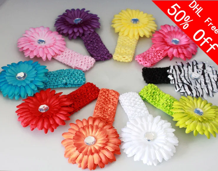 

Fashion Kids Headbands Big Flower Lacework Kids Hair Band Beautiful Kids Girl Hair Accessories Headband A013