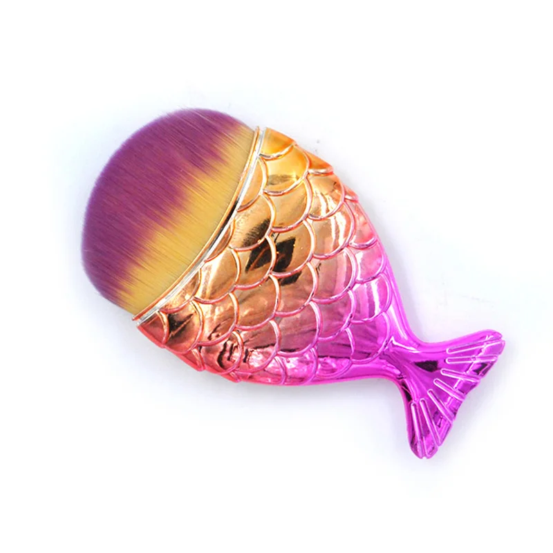 Профессиональная Кисть для макияжа в форме Русалочки 1 шт. пудра румяна основы