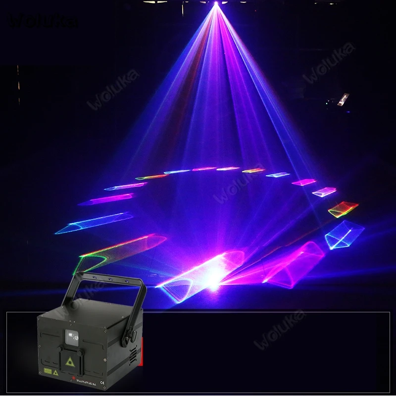 Стерео 3D анимационный лазерный свет RGB Полноцветный сценический ing bar Scan laserktv