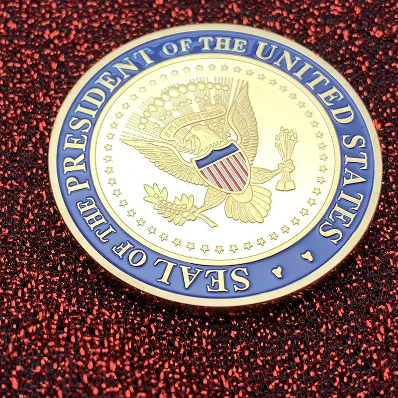 2019 новый президент США Дональд Трамп 2020 сохранить Америку Великая монета с