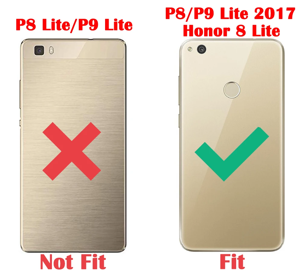 360 откидной Чехол кожаный чехол для телефона huawei P8 P9 Lite Honor 8 Lite P 9 Honor8 P8lite P9lite 8lite 9lite прозрачное окно обзора