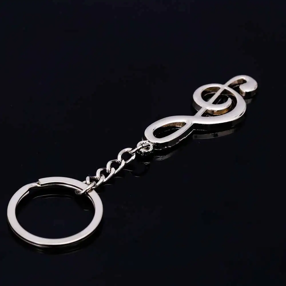 FAMSHIN 2017 новинка брелок для ключей родиевое покрытие музыкальная нота автомобиля