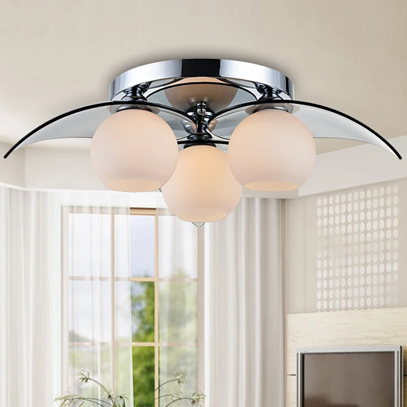 Современный K9 хрустальный яркий светодиодный потолочный светильник DIY Home Deco для гостиной стеклянный шар E27 лампа потолочный светильник с дистанционным управлением