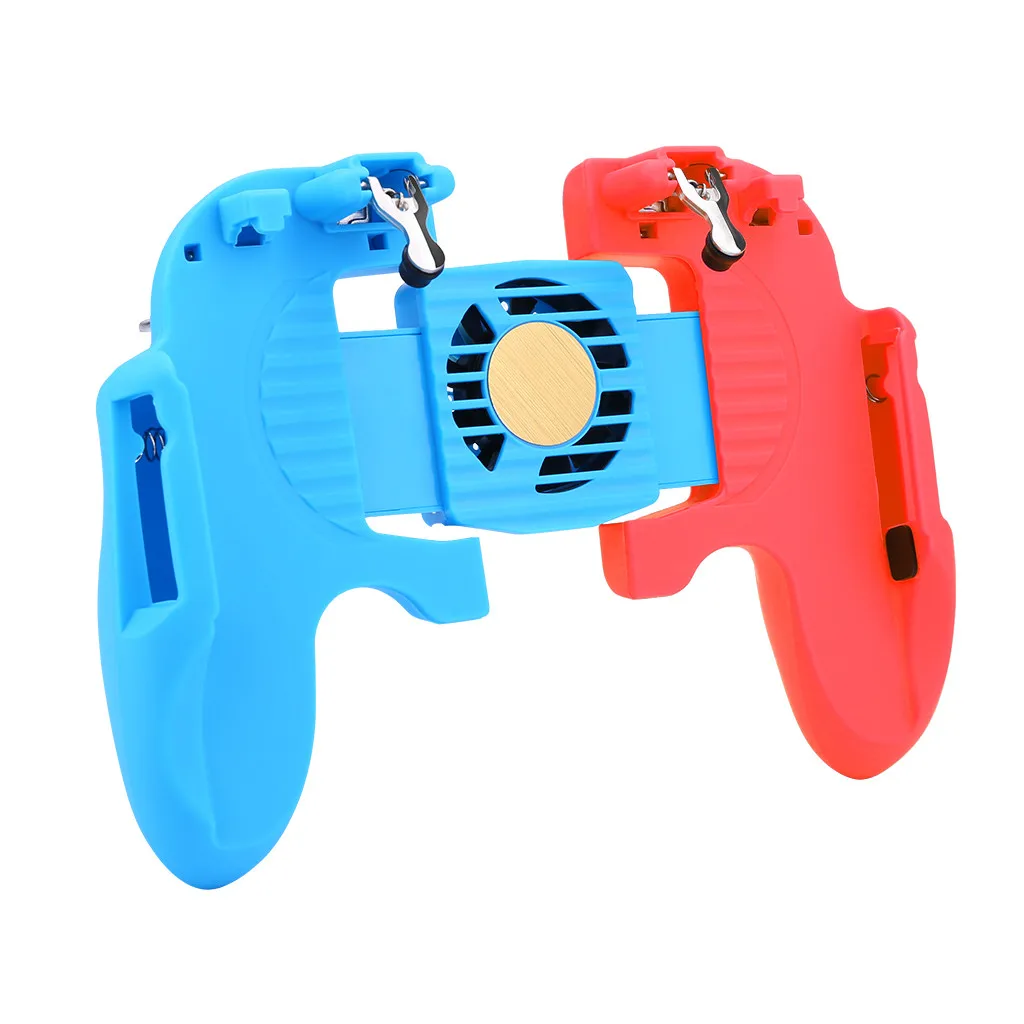 MR Мобильный игровой контроллер PUBG, геймпад с 4 пальцами, пусковая кнопка, стрелок, джойстик с охлаждающим вентилятором для игровой площадки, аксессуары 621#2 - Цвет: MR