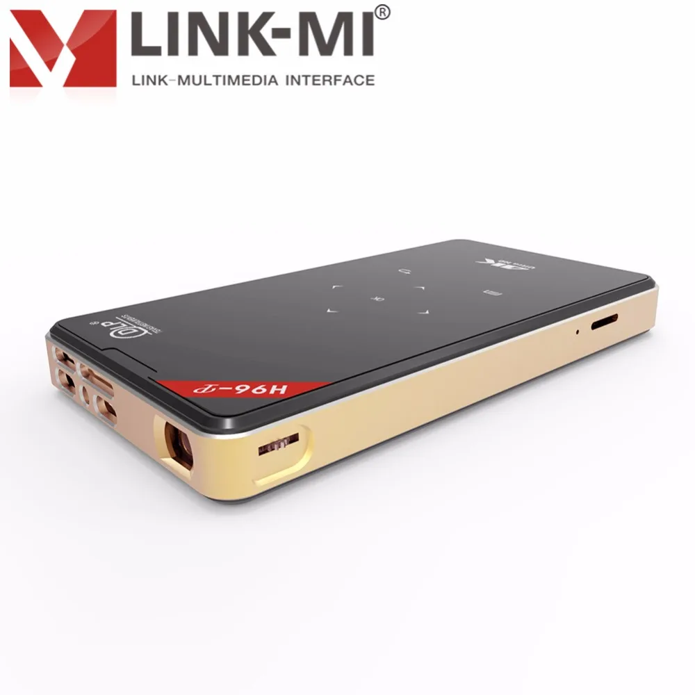 LINK MI H96 P (1 г + 8 г) Full HD DLP Smart проекторы android 1 Мультимедиа Видео светодио дный карман