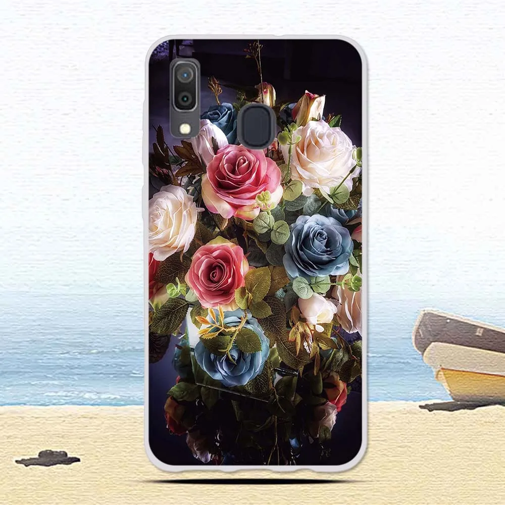 Роскошный чехол из ТПУ для samsung Galaxy A20 A30, мягкий силиконовый чехол с рисунком для samsung A 20 30, чехол s, чехлы для телефонов