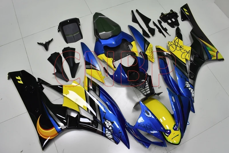 Набор для всего тела YZF R6 2006 2007 комплекты кузова акулы YZF600 обтекатель 06 без