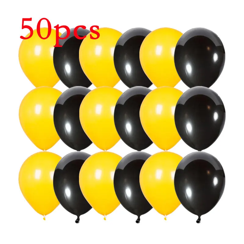 B49 (50pcs) Baby Shower 1 день рождения украшения для вечеринки сделанные своими руками дети мальчик баннер с девушкой воздушный шар торт Топпер пол Показать аксессуары для вечеринки подарок сувениры - Цвет: B49 (50pcs)