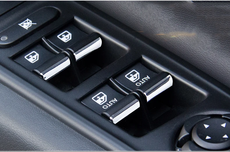 7 шт. хромированная Внутренняя дверь переключатель декоративная отделка окна