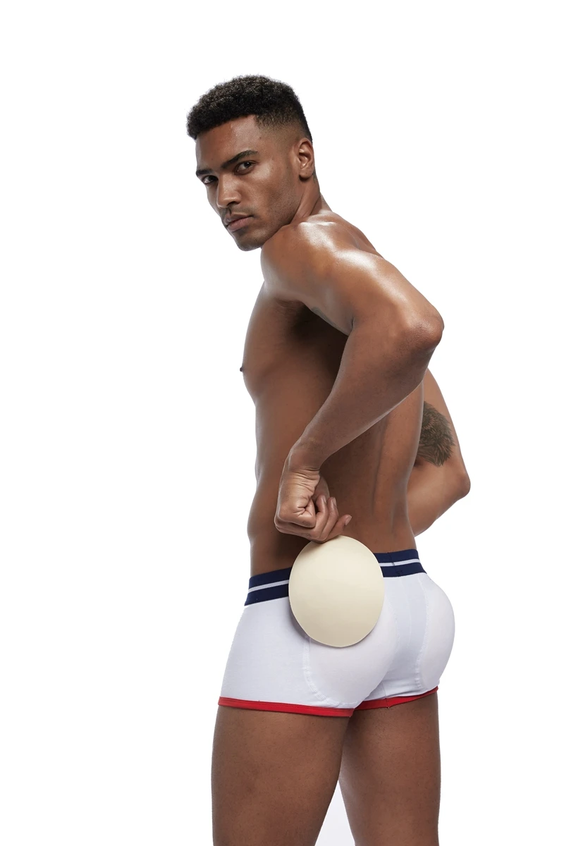 JOCKMAIL, мягкое сексуальное мужское нижнее белье, усиление выпуклости в попе, боксеры для мужчин, формирователь, пуш-ап, увеличение пениса, Гей Нижнее белье, трусы