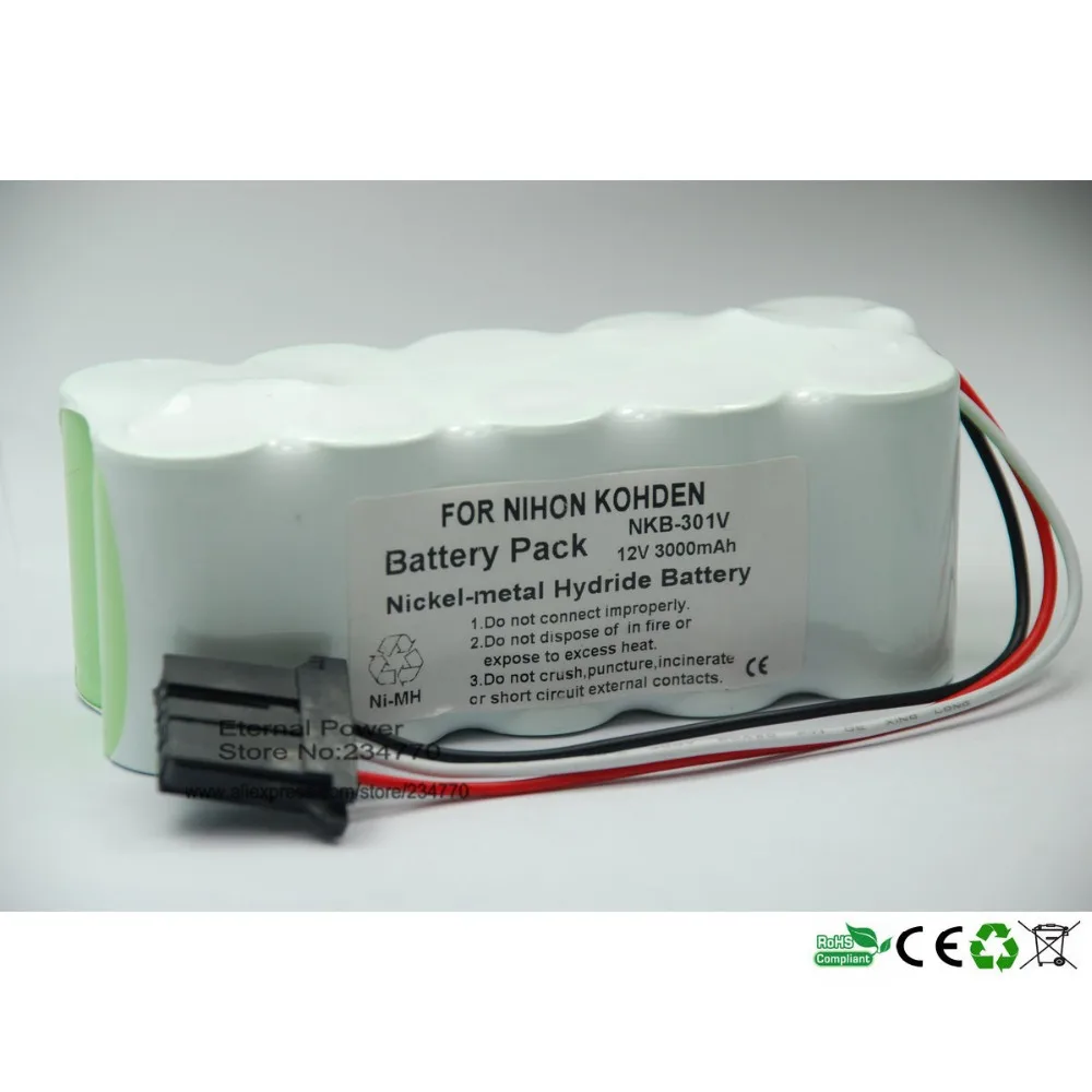 Замена для Nihon Kohden Defibrillator TEC 5531K 7731 7731C 7700 7621K 7621 7621C NKB 301V батареи|defibrillator nihon