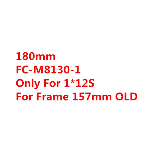 180mm FC-M8130-1 SHIMANO XT 12S M8100 12 Скоростей диаметра окружности болтов(FC-M8100-1 FC-M8120-1 FC-M8130-1 M8120 BOOST Передняя звездочка цепной передачи - Цвет: 180mm FC-M8130-1