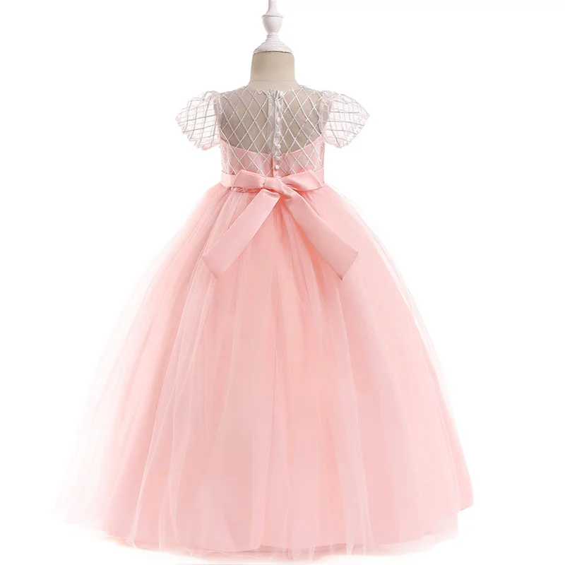 Pageant Flower Girl Dress Appliques Kids Birthday Wedding Bridesmaid Gown Formal Christmas Dresses Clothes for 12 Years | Детская одежда