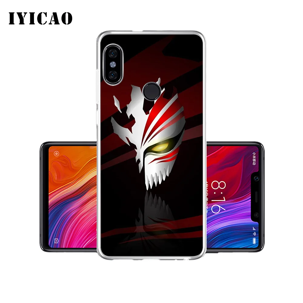 IYICAO BLEACH ichigo маска мягкий силиконовый чехол для телефона Xiaomi Mi 9 8 SE 6 A1 A2 Lite F1 MIX2S MIX3