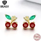 Женские маленькие серьги-гвоздики из серебра 100% пробы