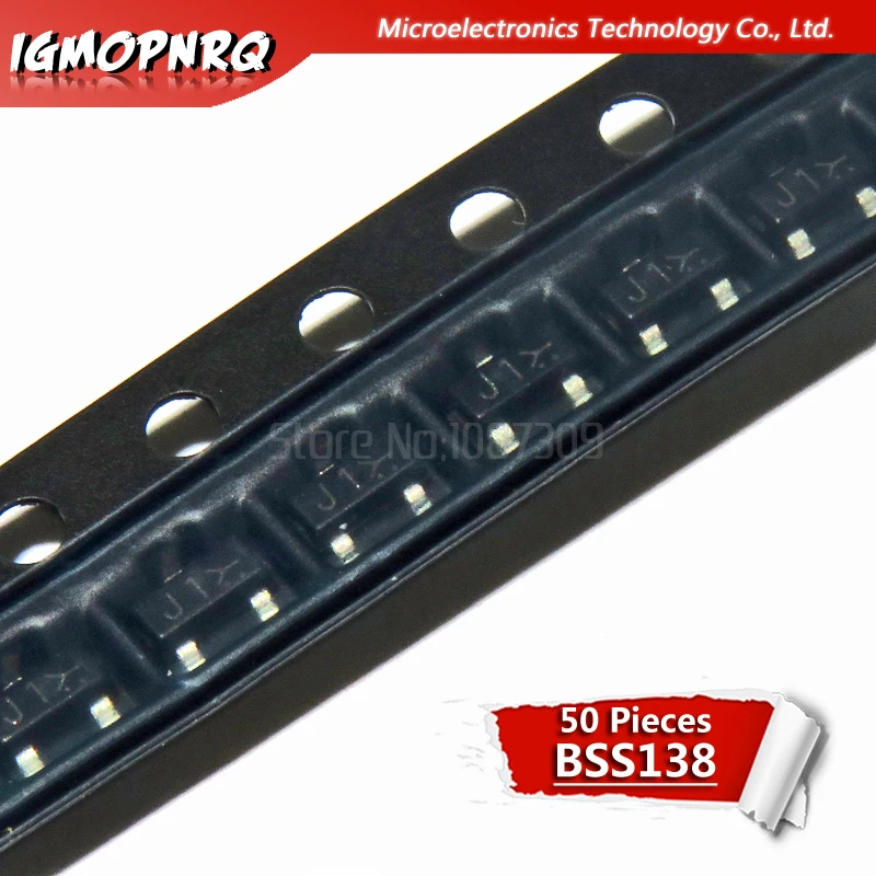 50 шт. BSS138 полевой МОП транзистор|logic mosfet| |