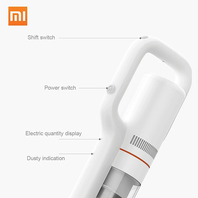 Оригинальный Xiaomi Roidmi F8 ручной пылесос для домашнего низкая Шум пылесборника