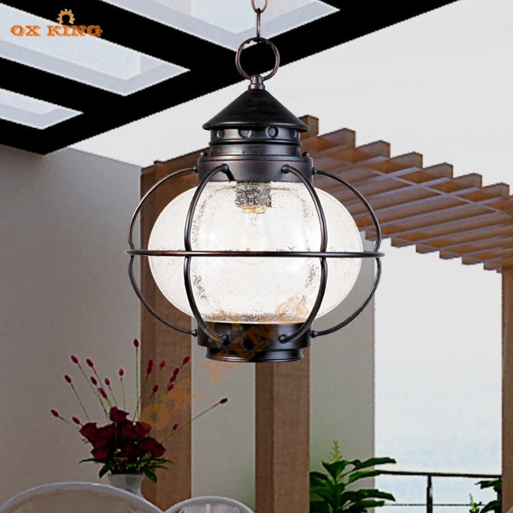 Водонепроницаемые простые подвесные светильники современный уличный павильон