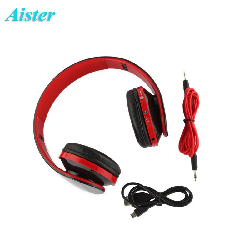 Bluetooth Headphones Foldable Wireless Gaming Earphone Music DJ Headsets With Microphone 3.5mm Wired Plug For Cell Phone/PC | Электроника