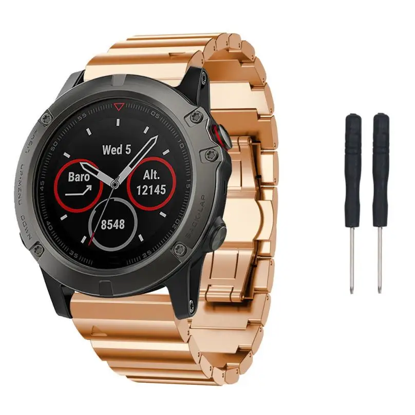 HIPERDEAL смарт аксессуары ремешок для Garmin Fenix 5X GPS часы модный браслет из нержавеющей