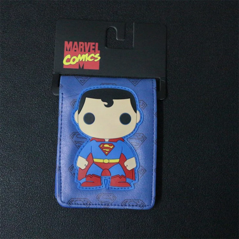 Мстители DC Marvel Супер Герои Бэтмен Супермен флэш Q версия игрушки кошельки с