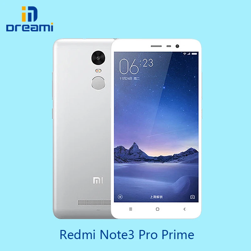 Dreami Original Xiaomi Redmi Note 3 Pro Prime 32GB ROM 3GB RAM Snapdragon 650 16MP 5.5 Inch Cellphone Smartphone Note3