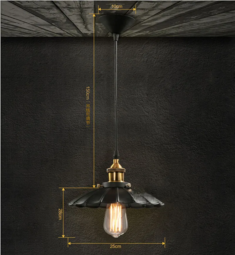 1 шт. Эдисон Винтажный стиль американский Лофт ретро Ностальгический кафе бар