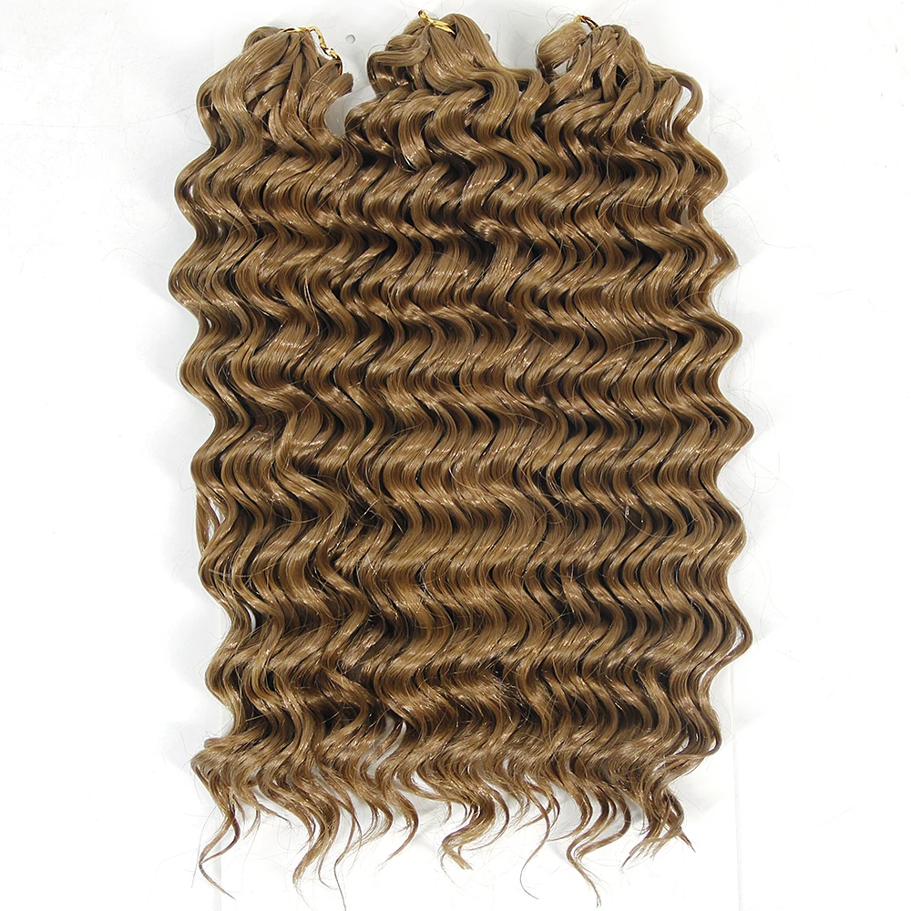 YXCHERISHAIR (3 шт./лот) 175 г 10 &quotNatural синтетических плетение волос Ombre глубокая волна