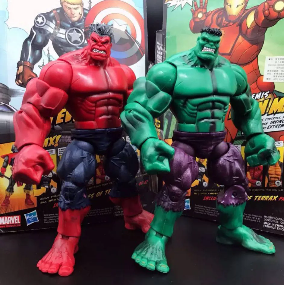 Marvel Legends " Мстители Невероятный Халк и Красный Халк Тру свободная фигурка