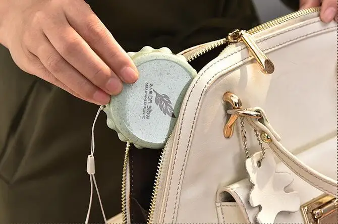 1 шт. портативная Пшеничная солома Пластиковая Складная бутылка для воды