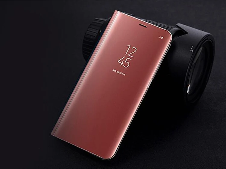 Умный кожаный откидной зеркальный чехол с подставкой для huawei mate 8 9 10 Pro Lite P8 P9 P10 Plus P20 Pro P20 P Smart Honor 10