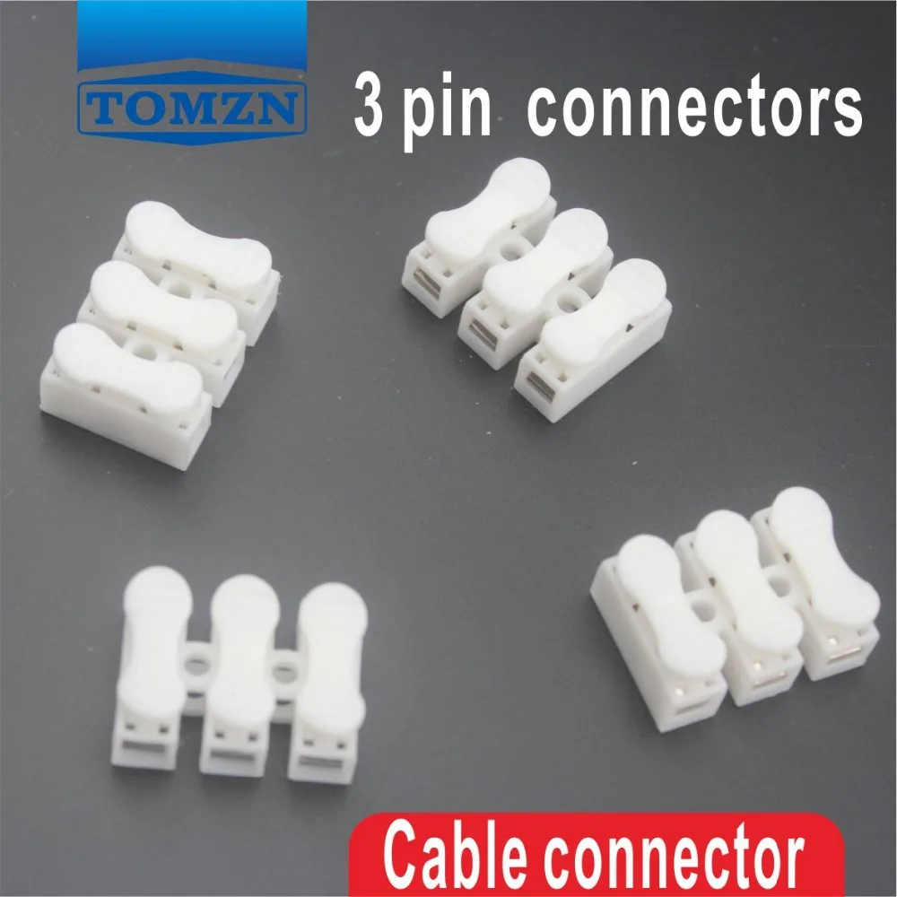 20 шт. 3 контактный Быстрый Кабельный разъем 10 А 380 В|wire pin|wire terminal connectorwire cable connectors |