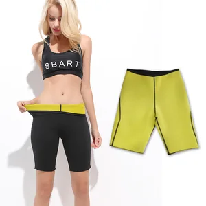 Женские пот Капри похудения брюки горячие термо неопреновые леггинсы сауны Формирующие шорты 2 мм