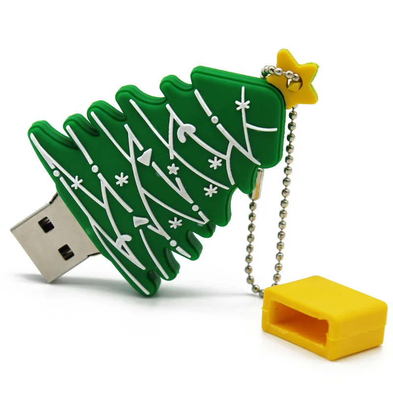 Флешка с рождественской елкой usb флеш накопитель 4 ГБ 8 16 32 64 флешка Рождественский