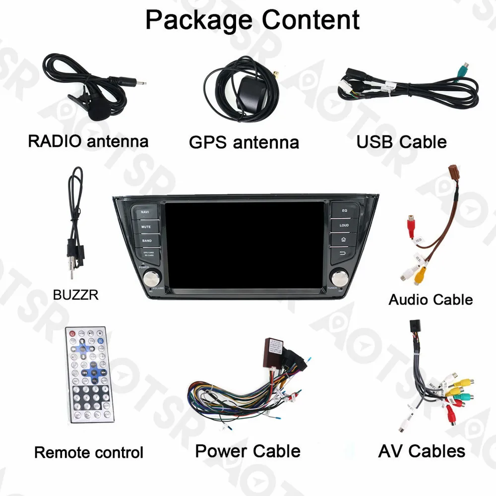 Aotsr Android 8 0 GPS навигация автомобильный DVD плеер для Skoda Fabia 2015-2017 нет стерео блок 2 Din