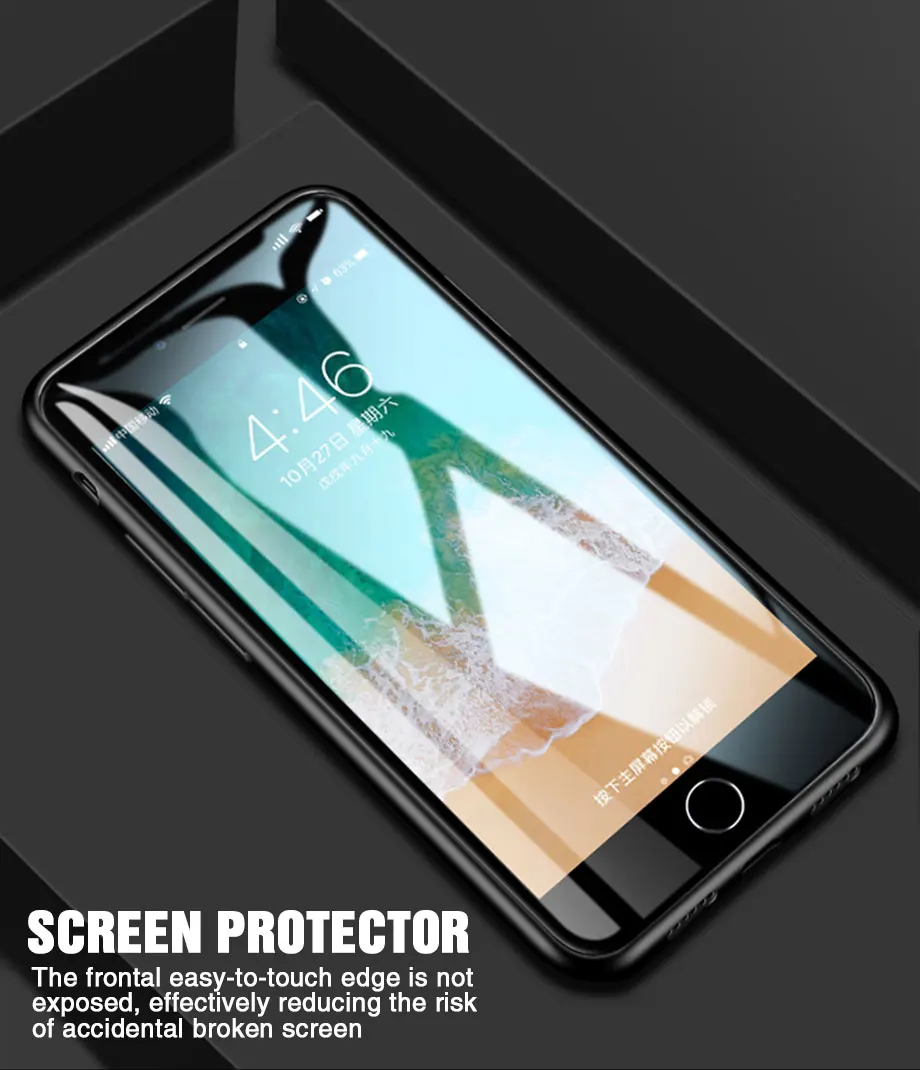 Магнитный задний стеклянный чехол для iPhone XR XS MAX X 8 Plus 7 металлический магнит Адсорбция полный чехол s для iPhone 7 6 6S 8 Plus чехол