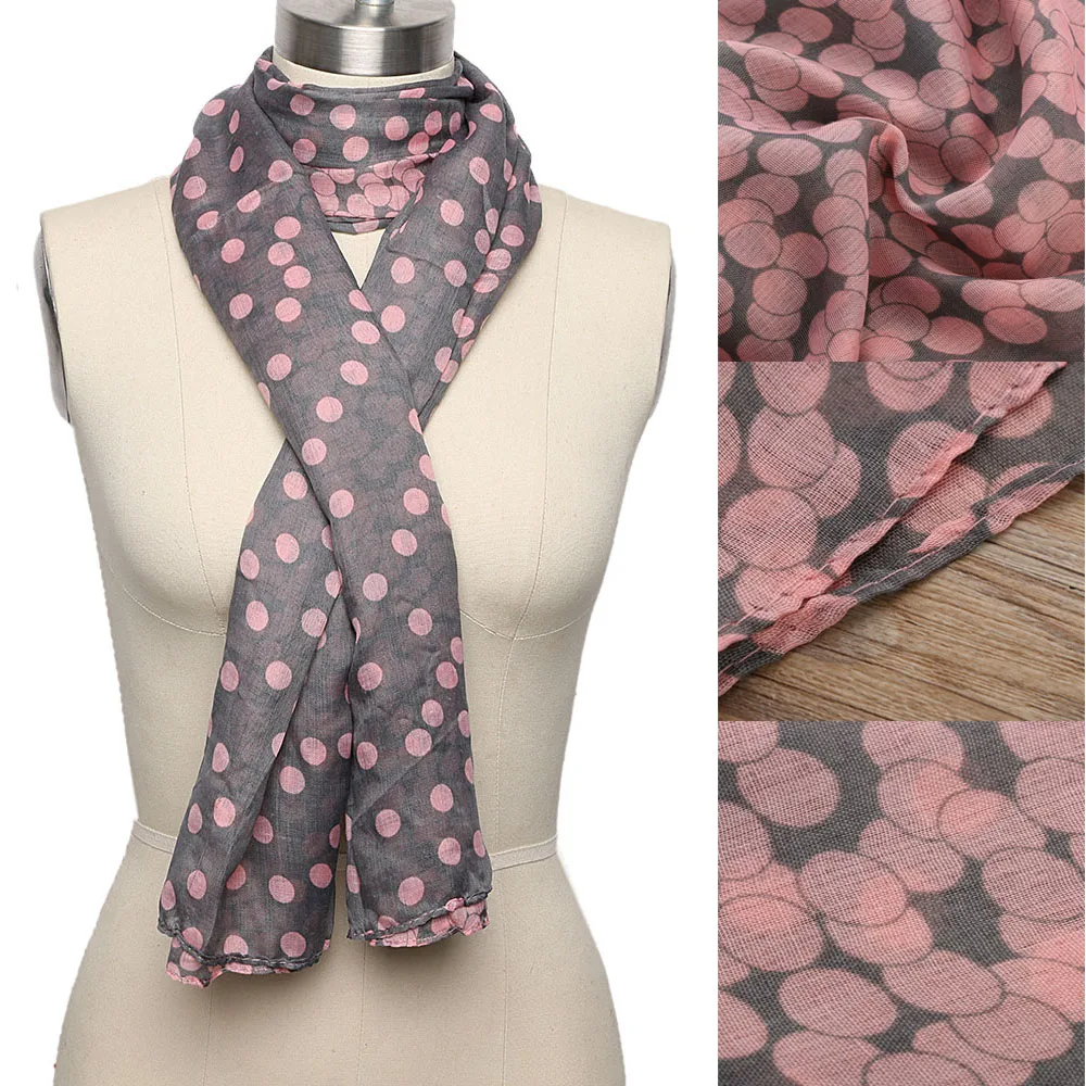 1 шт. Женский мягкий длинный шарф с вуалью большой шаль палантин розовый серый в