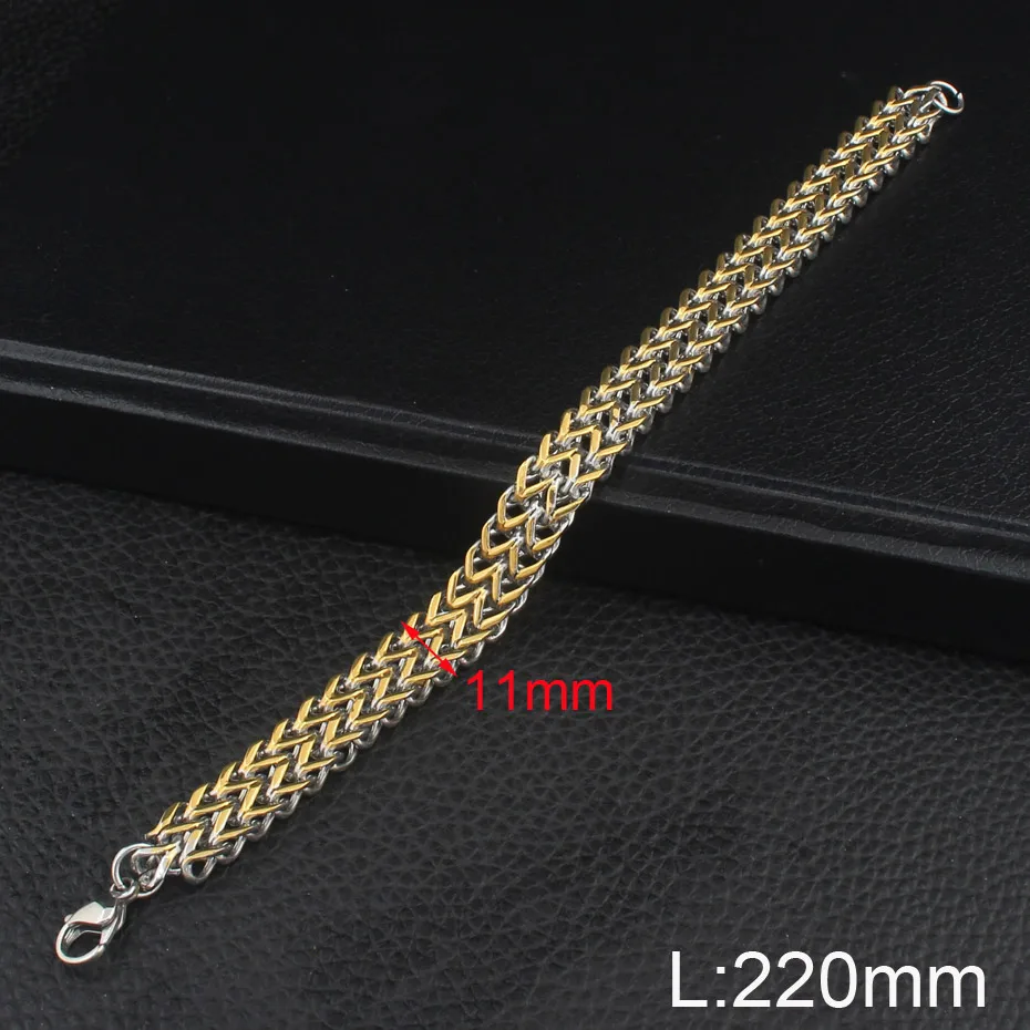 Hot Silver And Gold Color Popular Fashion Jewelry Bracelets Stainless Steel BRYZ032 | Украшения и аксессуары
