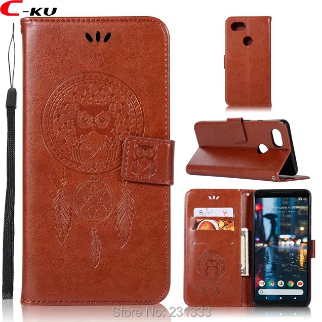 C-ku OWL Wallet Leather Pouch Case For Motorola Moto C PLUS 2017 X4 E4 Google Pixel XL 2 Strap TPU Stand ID Card Cover 1pcs | Мобильные
