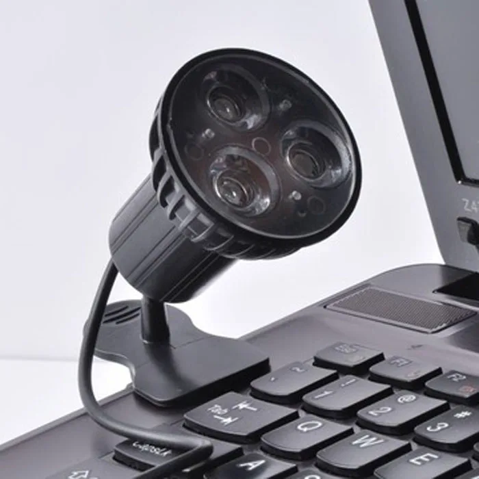 Высокое качество Новый Яркий USB 3 LED Клип на стол настольная лампа для ноутбука