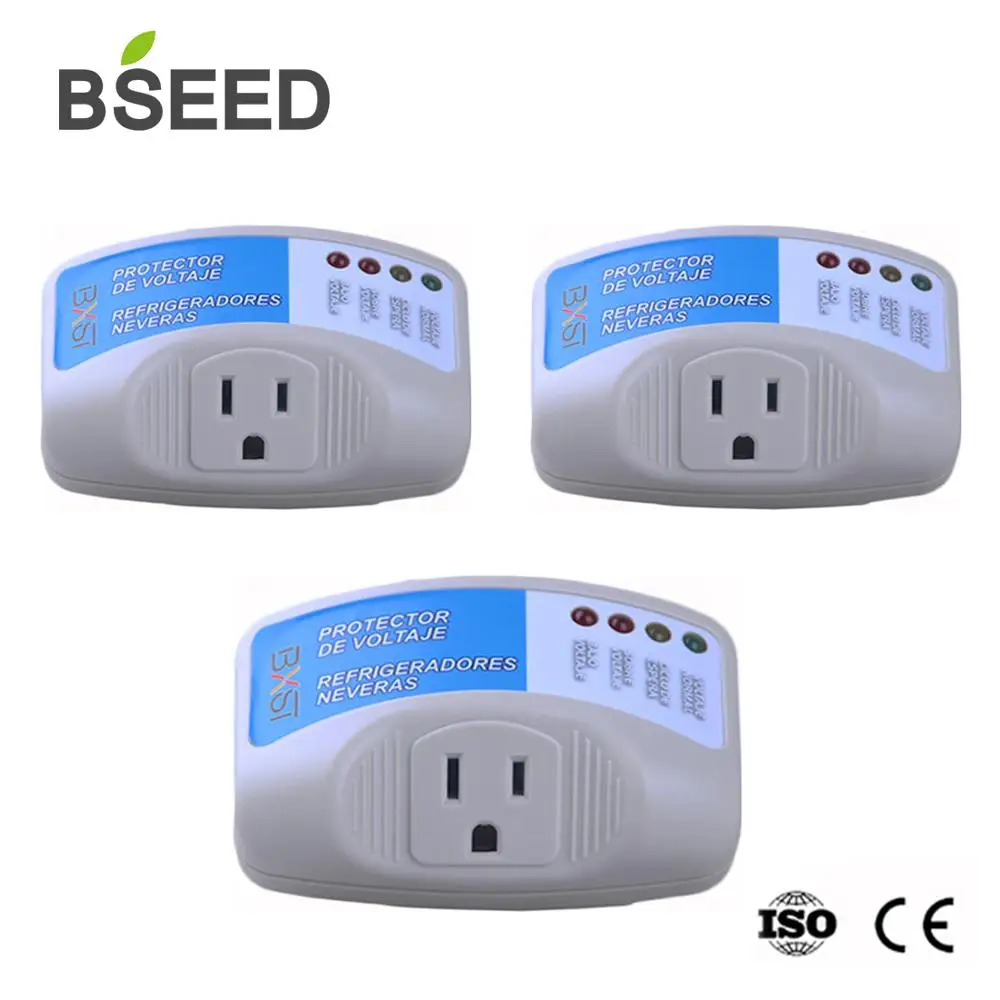 BSEED бытовой прибор Защита от перенапряжения Напряжение Brownout штепсельная розетка 4 режима белый ПК Серия США вилка американский стандарт розетка питания