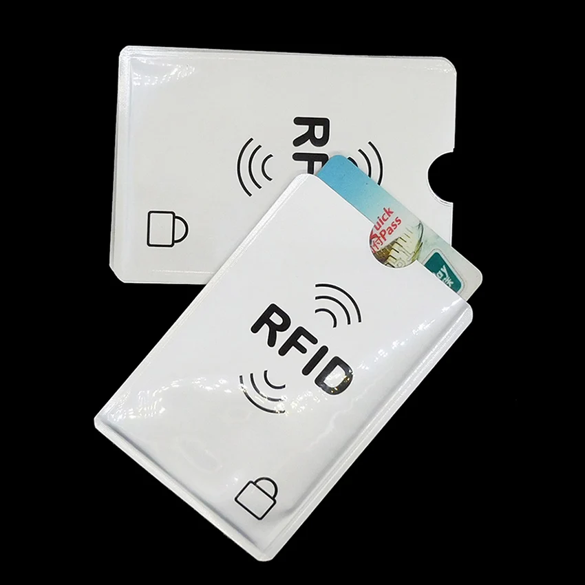 5 шт. RFID блокирующий держатель для карт женщин и мужчин ID Кредитная карта Rfid