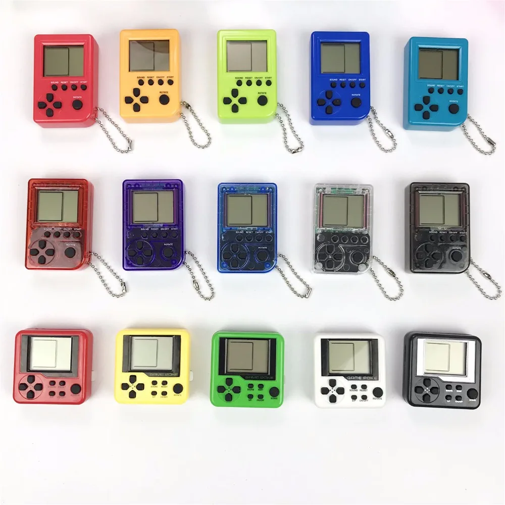 Мини Маленькая детская консоль tetris ручной игровой ЖК-плеер Детские электронные