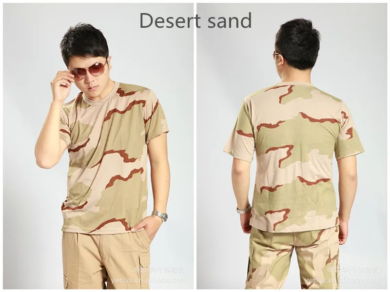 Военная Тактическая армейская футболка камуфляжная охотничья уличная